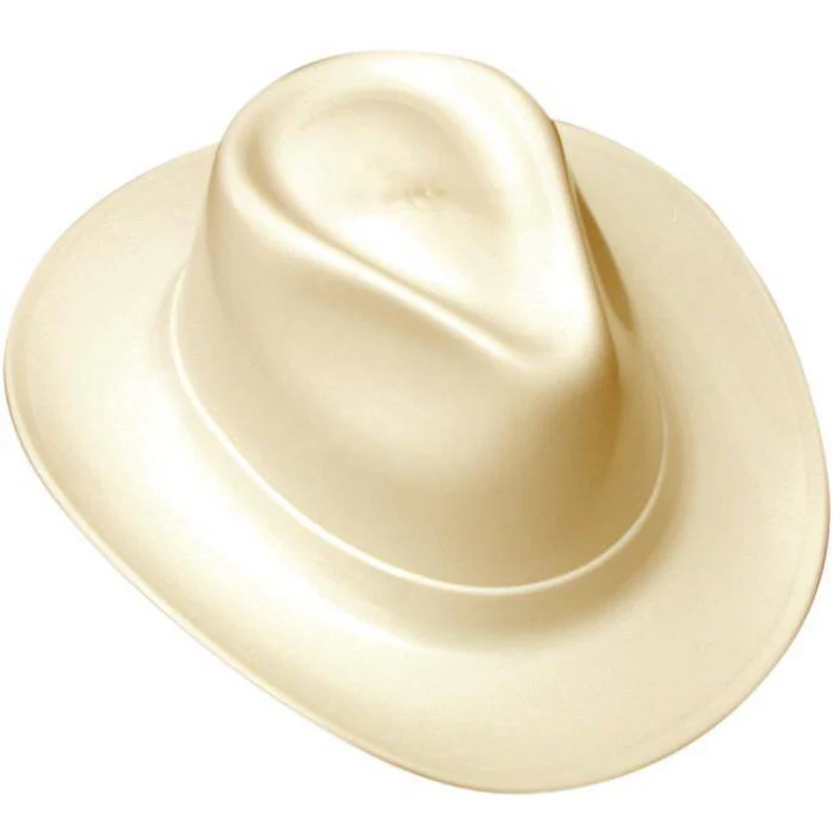 OccuNomix VCB200 Tan Cowboy Style Hard Hat- Ratchet Suspension