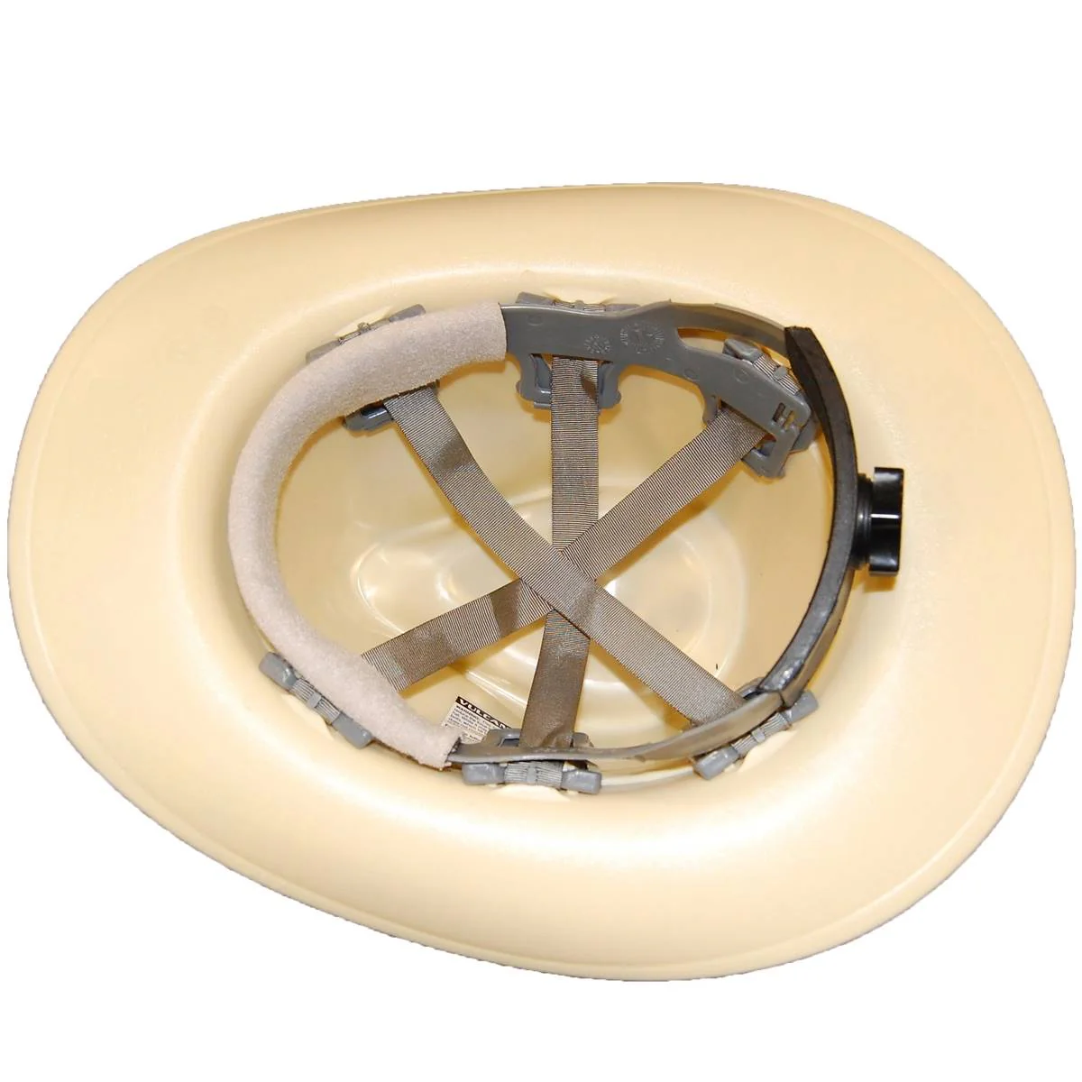 OccuNomix VCB200 Tan Cowboy Style Hard Hat- Ratchet Suspension - Image 3