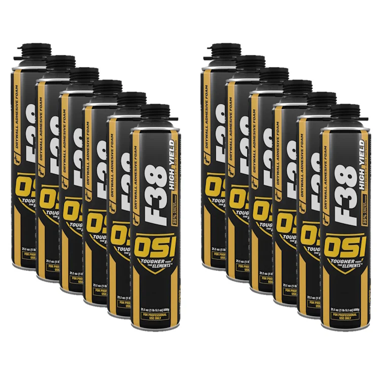 OSI F38 High Yield Drywall Foam Adhesive - 21.1 oz Can - Image 5