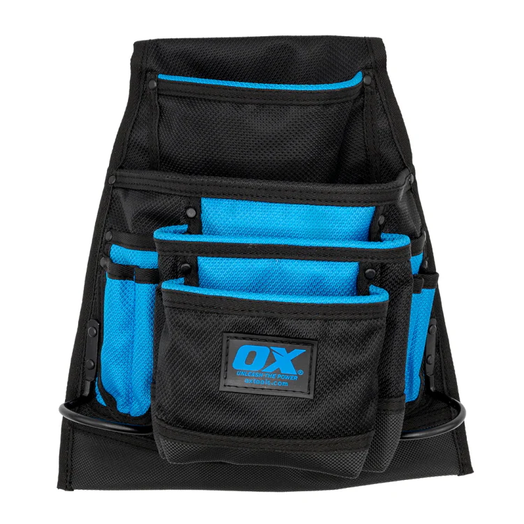 OX Pro Dynamic Nylon 10 Pocket Pouch w/ Dual Hammer Holder