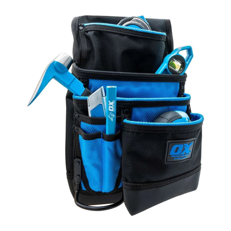 OX Pro Dynamic Nylon 7 Pocket Pouch w/ Hammer Holder - Image 3