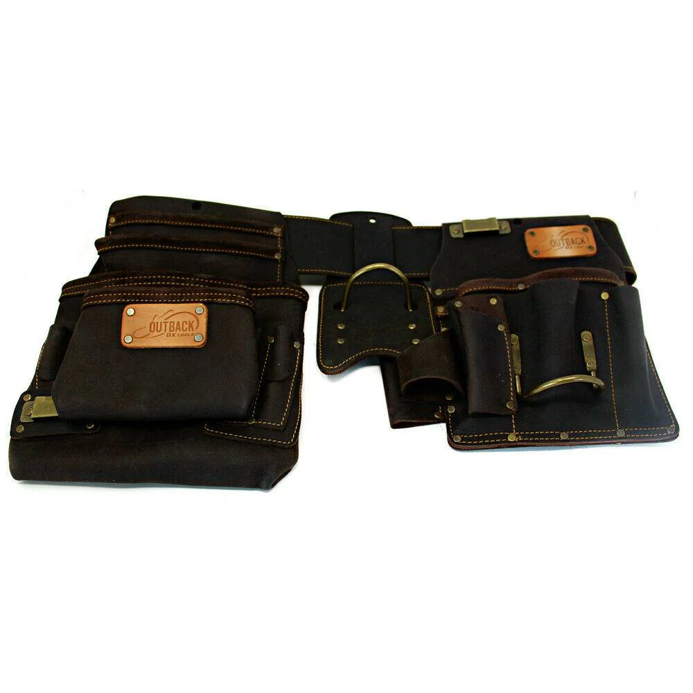 Ox Pro OX-P263804 4-Piece Oil-Tanned Leather Drywaller’s Rig