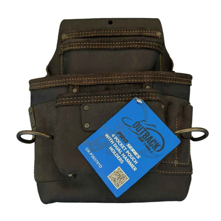 Ox Tools Pro 4 Pocket Dual Hammer Holder OX-P263701D - Image 3