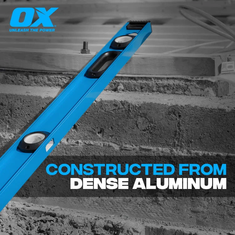 Ox Tools 48" I-Beam Trade Series Aluminum Magnetic Level - Image 5