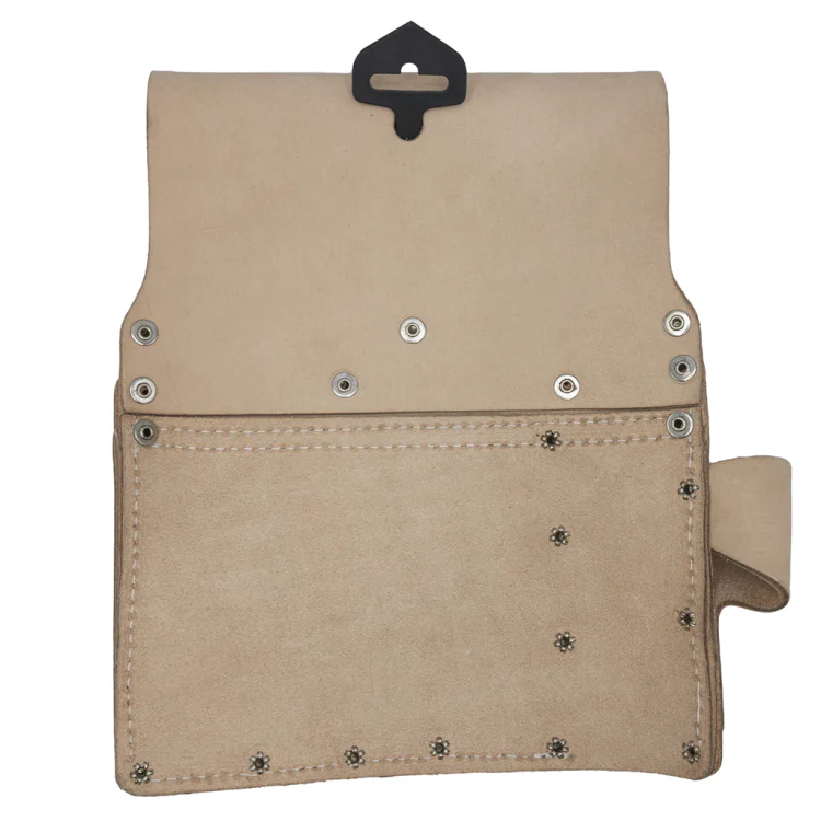 Ox Tools Trade Series 7 Pocket Drywall Tool Pouch, Suede Leather - Image 3