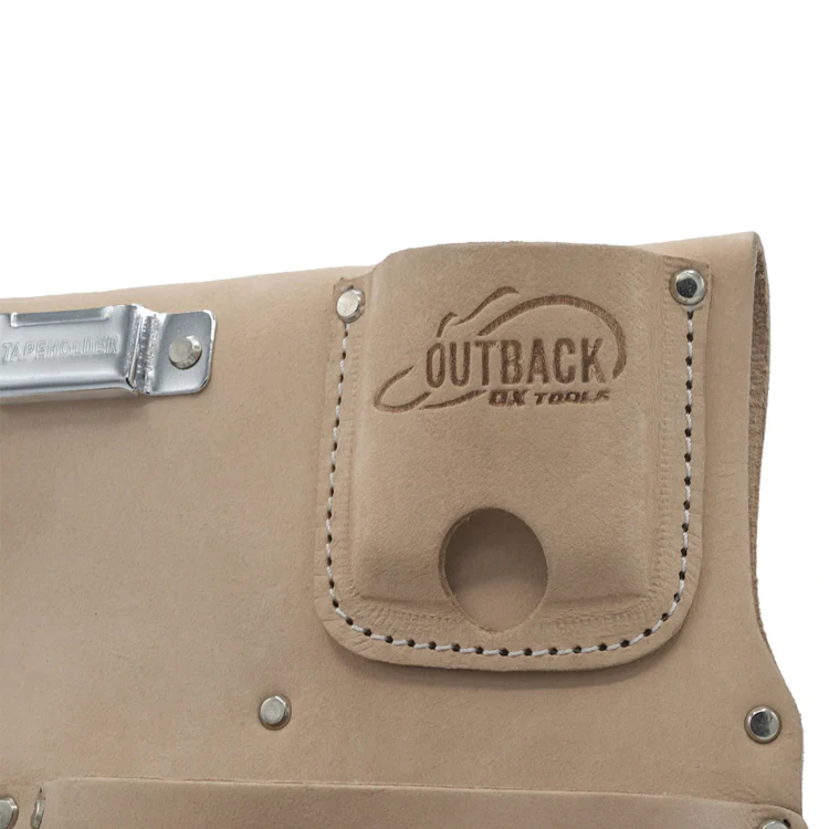 Ox Tools Trade Series 7 Pocket Drywall Tool Pouch, Suede Leather - Image 5