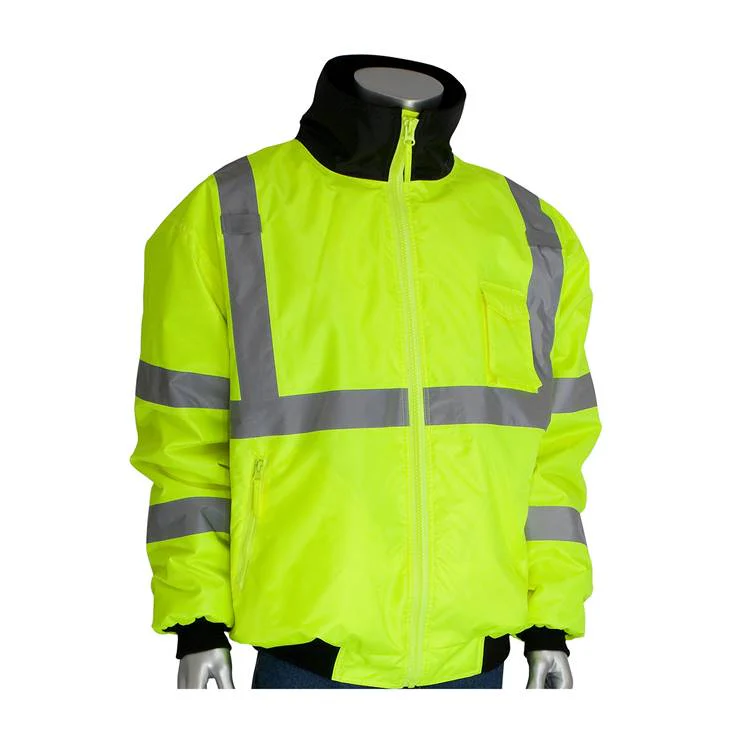 PIP ANSI Type R Class 3 Bomber Jacket with Zip-Out Fleece Liner (333-1762) - Image 3