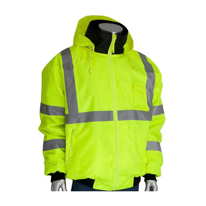 PIP ANSI Type R Class 3 Bomber Jacket with Zip-Out Fleece Liner (333-1762) - Image 4