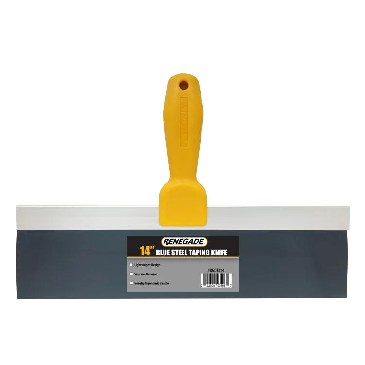 Renegade Textured Handle BLUE STEEL Taping Knife (6,8,10,12") - Image 10