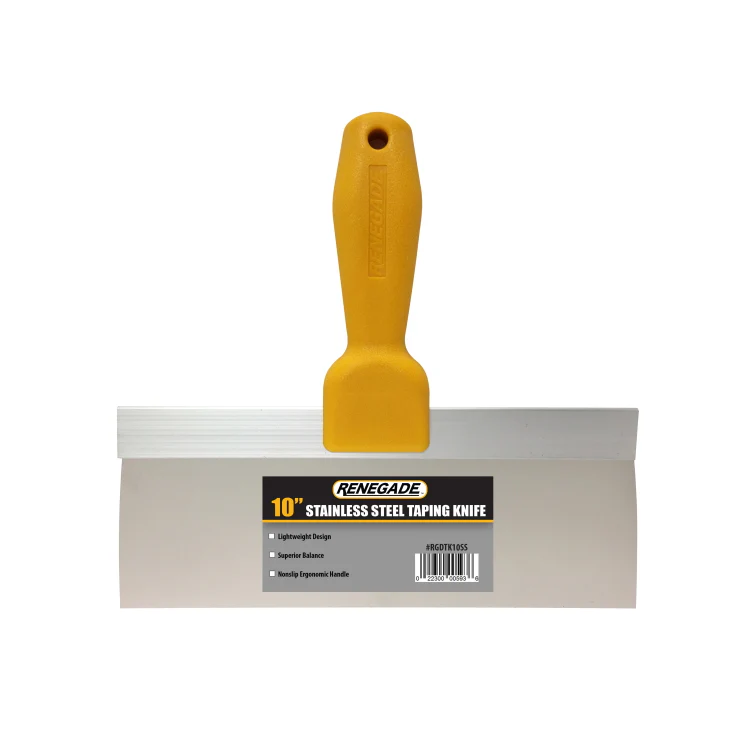 Renegade Textured Handle Stainless Steel Taping Knife (6,8,10,12,14") - Image 5
