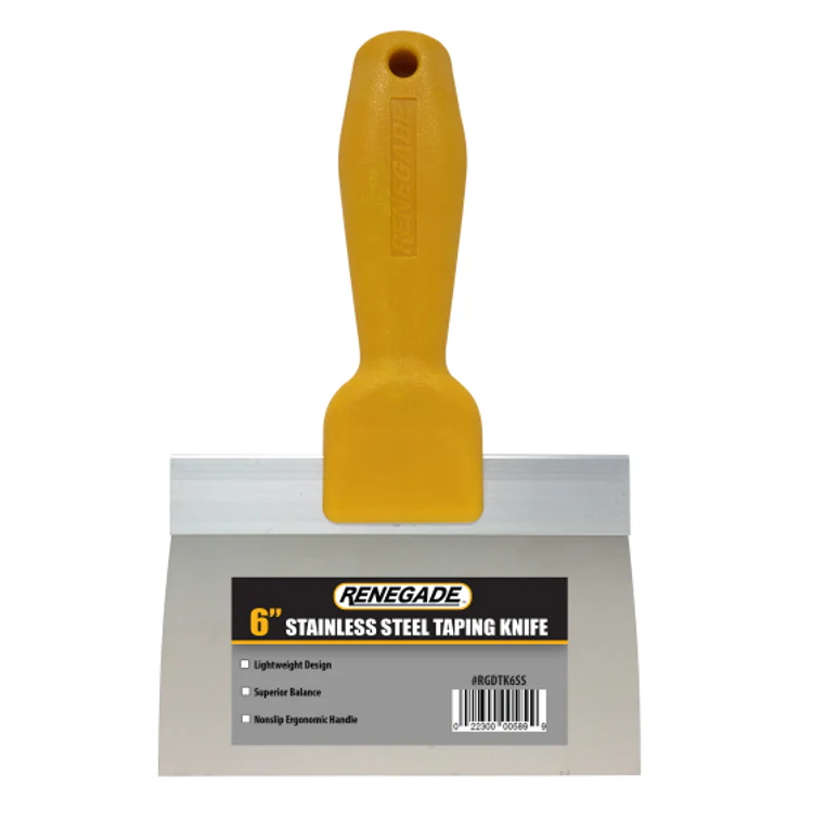 Renegade Textured Handle Stainless Steel Taping Knife Set (6-12") - Image 3