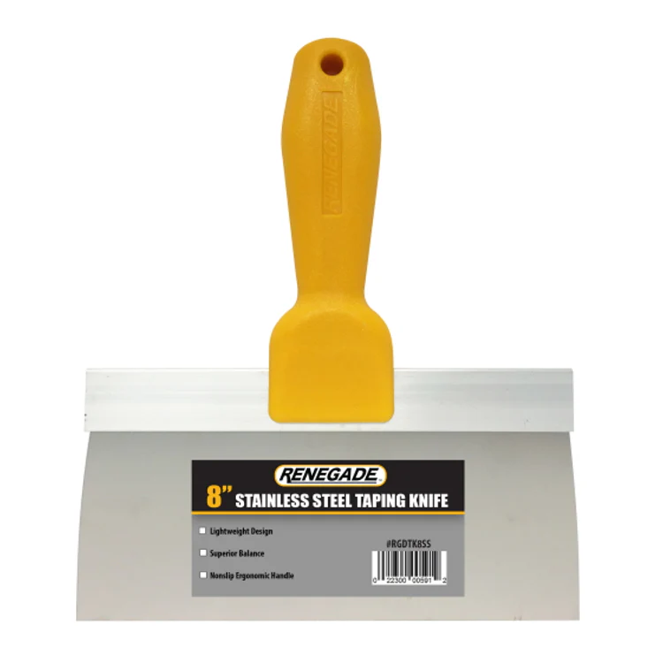Renegade Textured Handle Stainless Steel Taping Knife Set (6-12") - Image 4