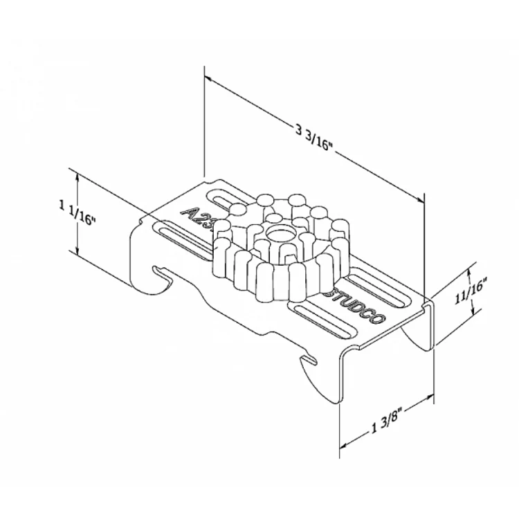 Resilmount A237R Furring Channel Sound Isolation Mount Clip - Image 7