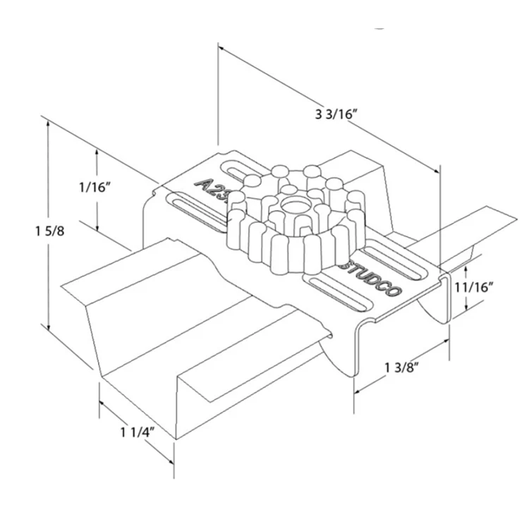 Resilmount A237R Furring Channel Sound Isolation Mount Clip - Image 8
