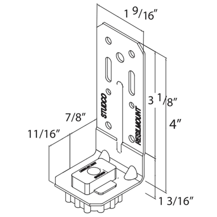 Resilmount A48R Resilient Right Angle Mount Bracket - Image 6