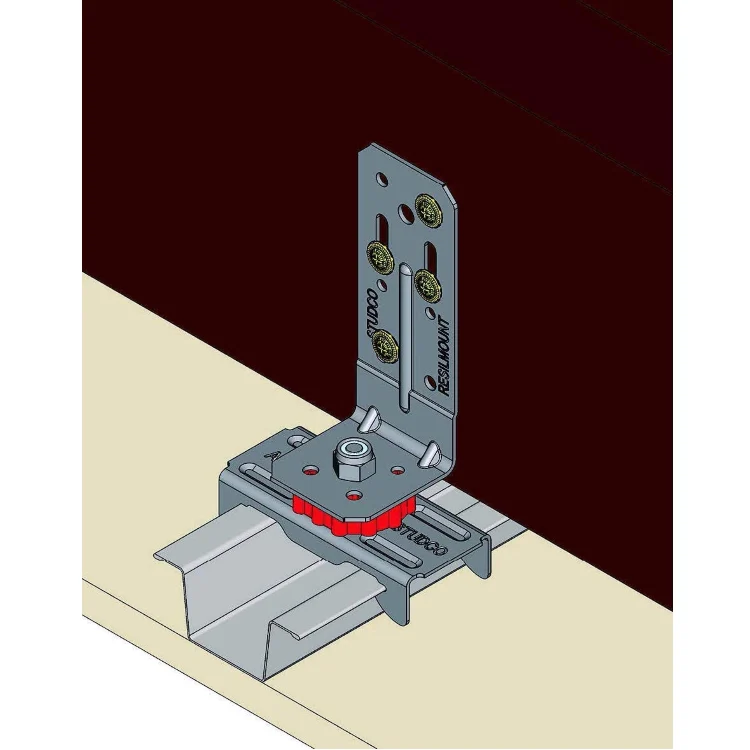 Resilmount A96R Right Angle Furring Channel to Purlin Resilient Clip - Image 3