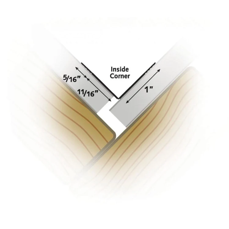 Strait-Flex Perfect 90 2-1/16" X 100' Flexible Laminate Paper Corner Trim - Image 5