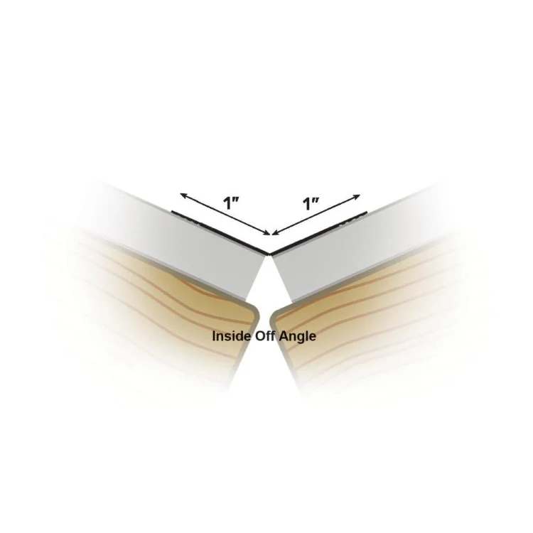 Strait-Flex Perfect 90 2-1/16" X 100' Flexible Laminate Paper Corner Trim - Image 6