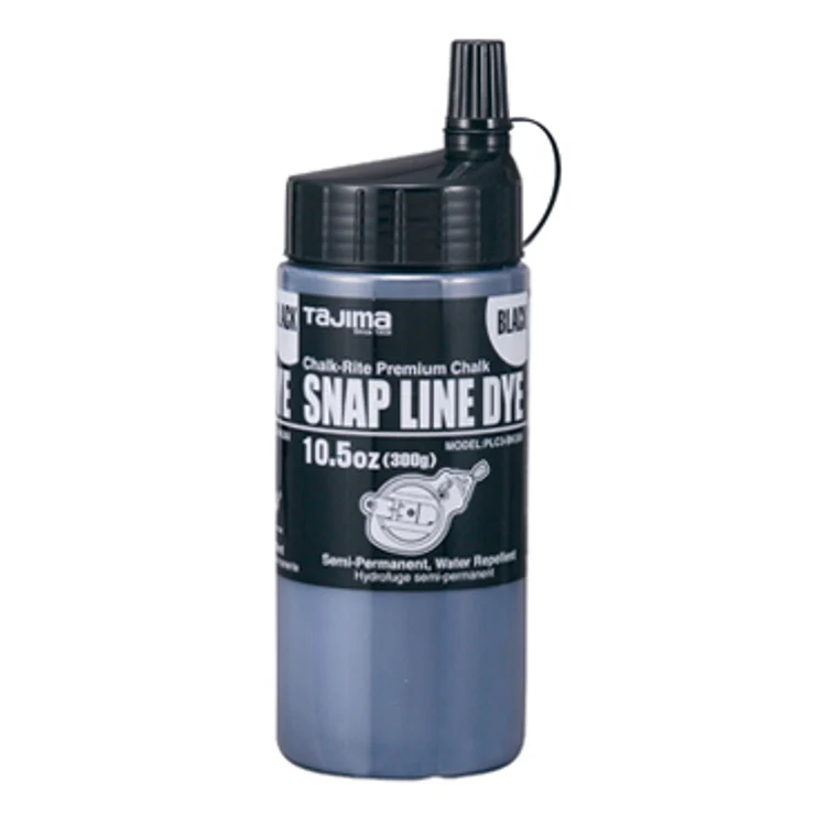 Tajima Black Semi-Permanent Snap-Line Chalk- 10.5oz