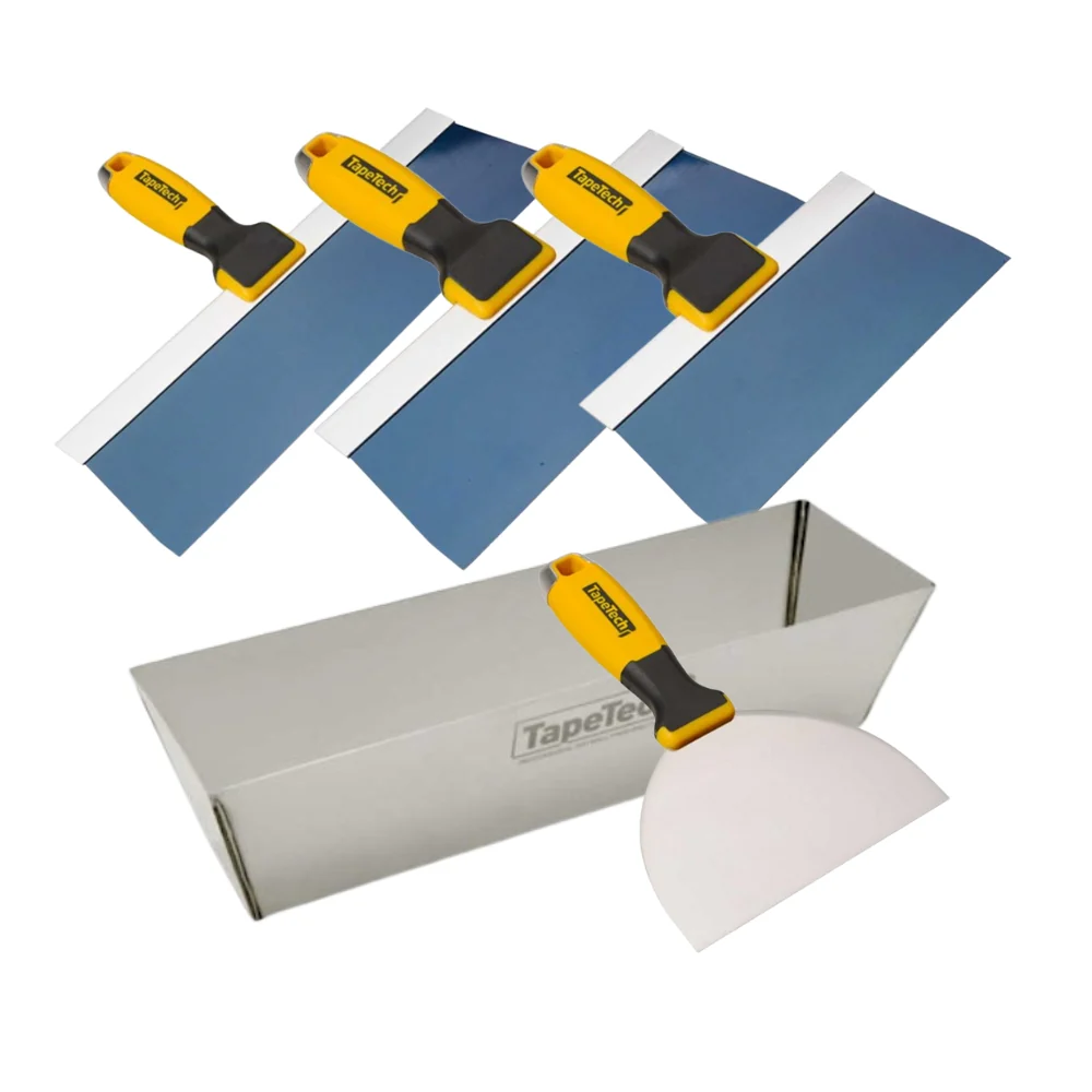 TapeTech Blue Steel Taping Knife and Pan Kit