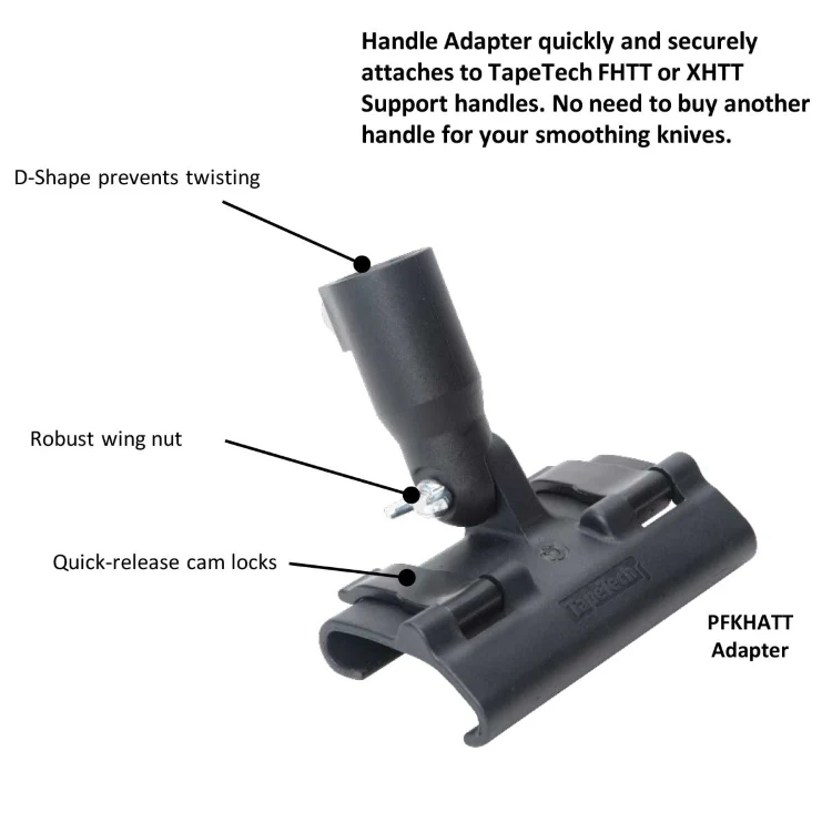 TapeTech Premium Finishing Knife Extendable Handle – XHTT + PFKHATT - Image 4