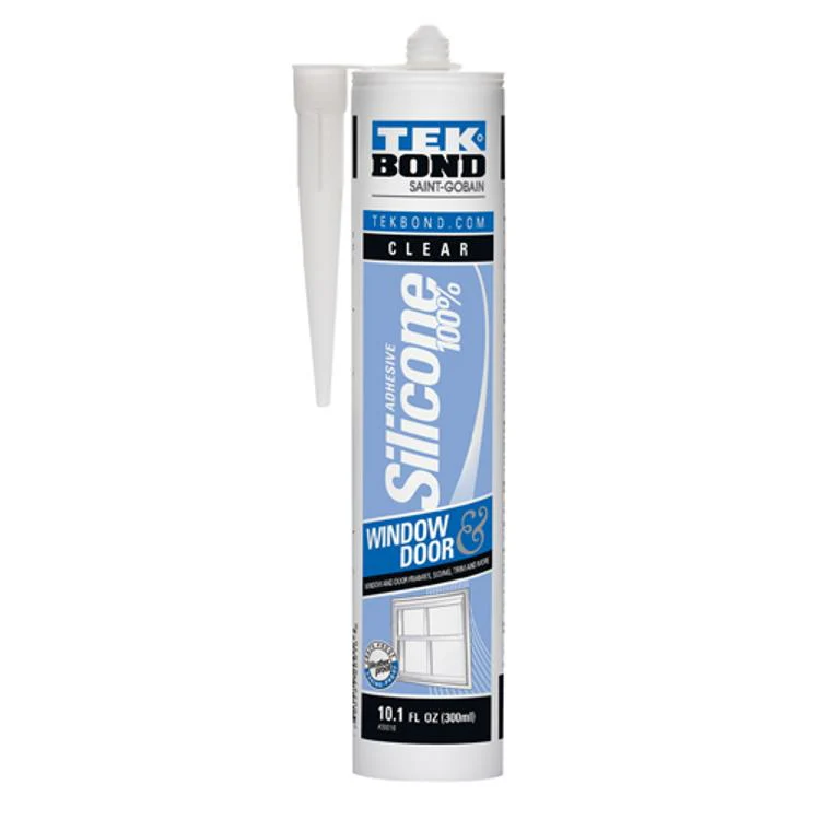 Tek Bond Silicone Window & Door Clear Sealant- 10oz