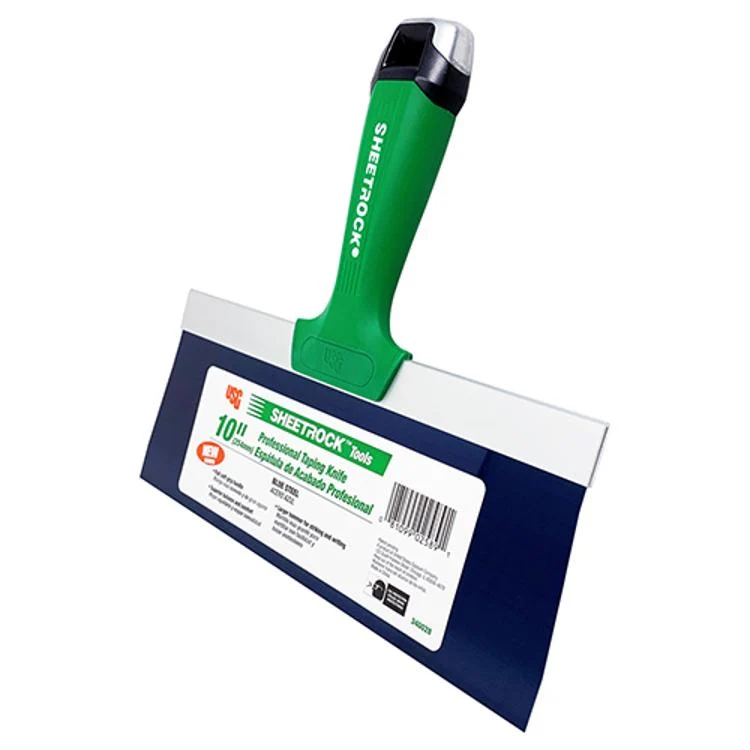 USG Sheetrock Professional Drywall Taping Knives (6,8,10,12") Set w/ 12" USG Pan & Mud Pan Grip - Image 4