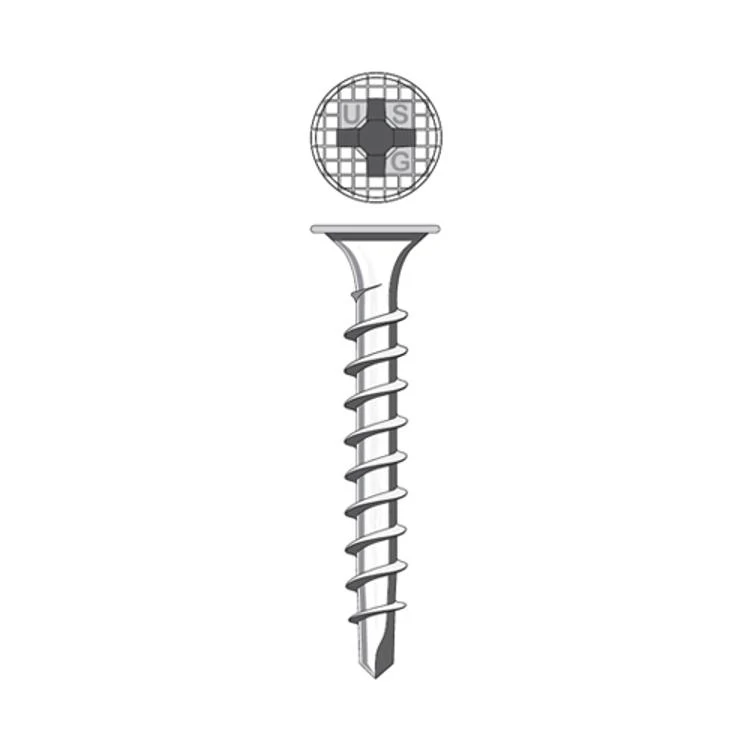 USG Sheetrock #6 X 1-1/8" Textured Bugle Head Self Drill Drywall Screws