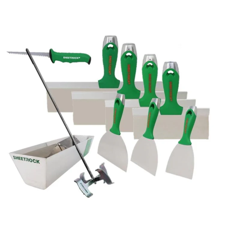 USG Sheetrock Classic SS Premium Set 4,5,6,8,10,12,14" knives, pan, mixer, saw