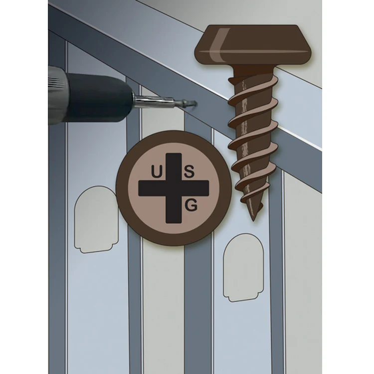 USG Sheetrock Framer Screws: Premium Pan Head with Sharp Point 7 x 7/16 in. - Image 2