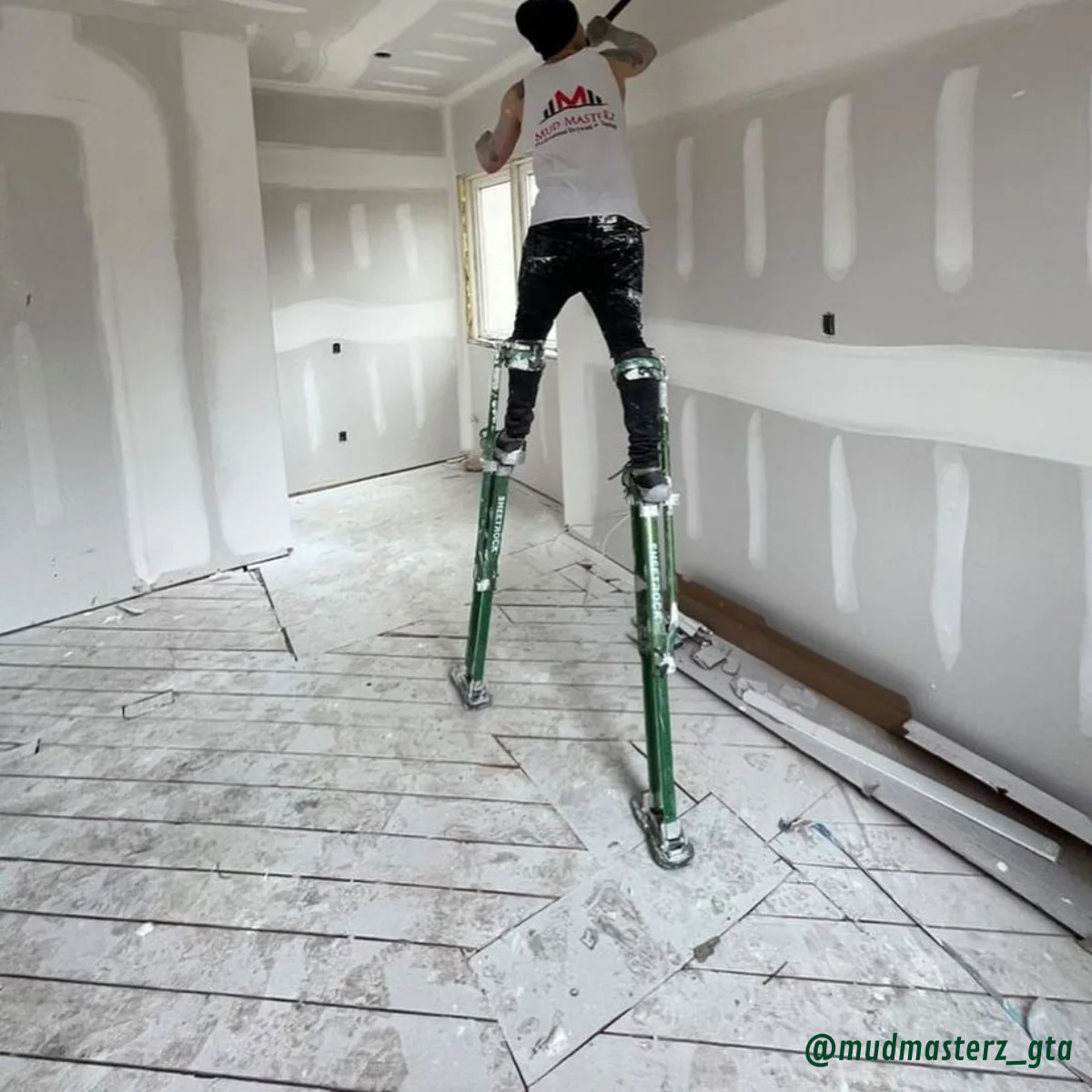 USG Sheetrock Magnesium, Lightweight Professional Drywall Stilts 24-40” - Image 10