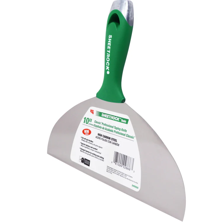 USG Sheetrock Tools 10" Classic Carbon Steel Drywall Joint Knife - Image 2