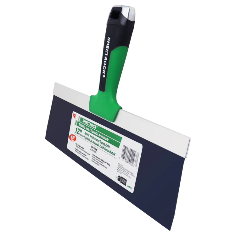 USG Sheetrock Tools 12” Matrix Blue Steel Drywall Taping Knife - Image 2