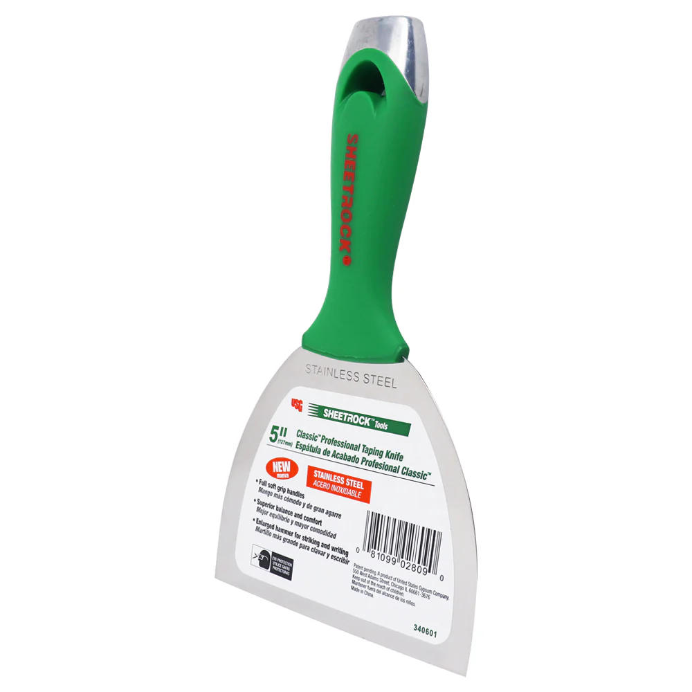 USG Sheetrock Tools 5" Classic Stainless Steel Drywall Joint Knife - Image 2
