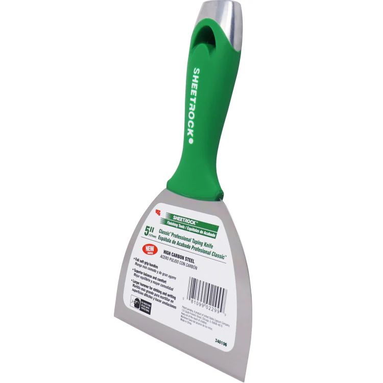 USG Sheetrock Tools 5" Classic Carbon Steel Drywall Joint Knife - Image 2