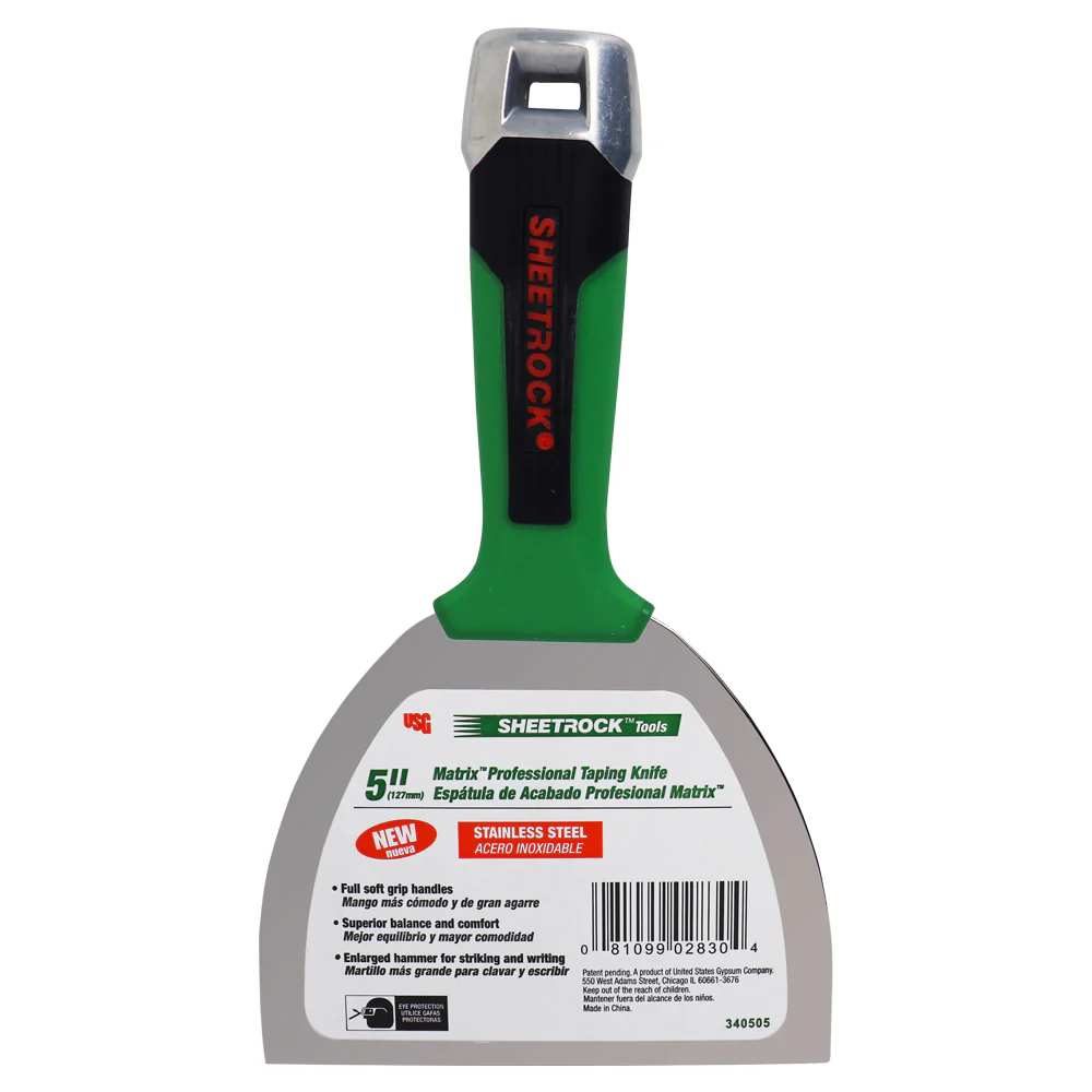 USG Sheetrock Tools 5” Matrix Stainless Steel Drywall Joint Knife