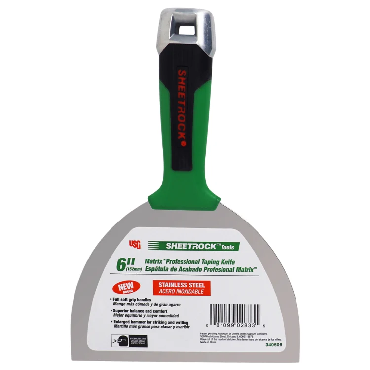 USG Sheetrock Tools 6” Matrix Stainless Steel Drywall Joint Knife