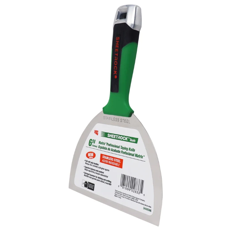 USG Sheetrock Tools 6” Matrix Stainless Steel Drywall Joint Knife - Image 2