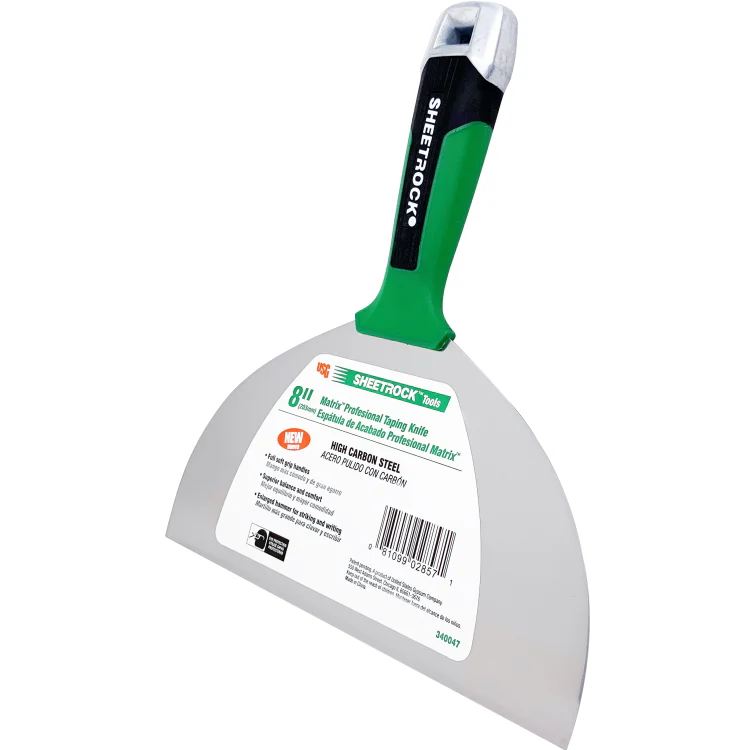 USG Sheetrock Tools 8” Matrix Carbon Steel Drywall Joint Knife - Image 2