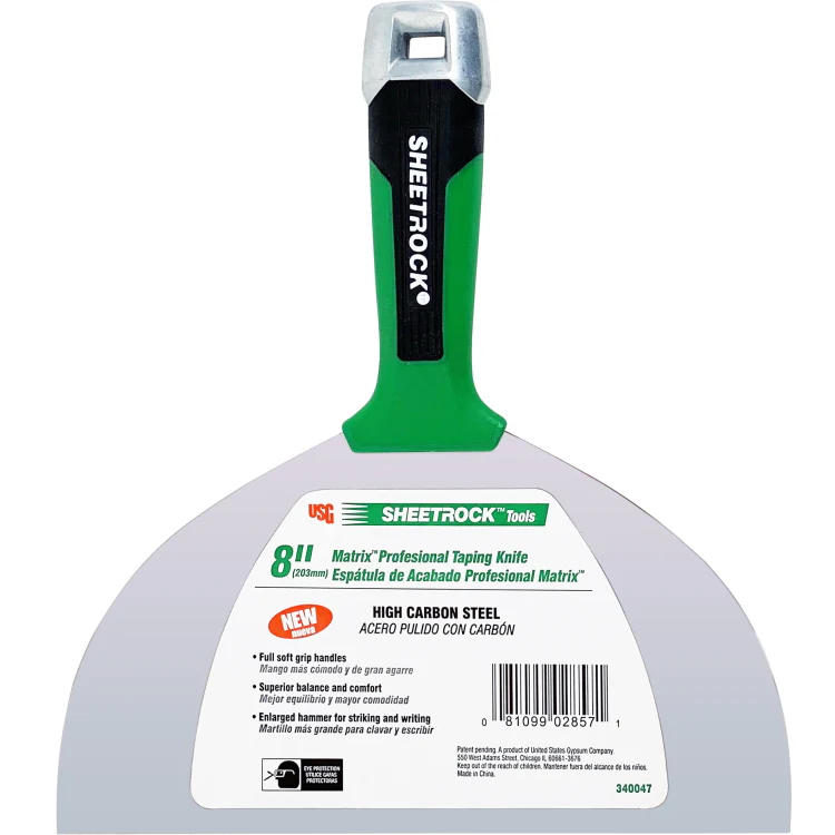 USG Sheetrock Tools Matrix Carbon Steel Drywall Taping Knives - Image 4