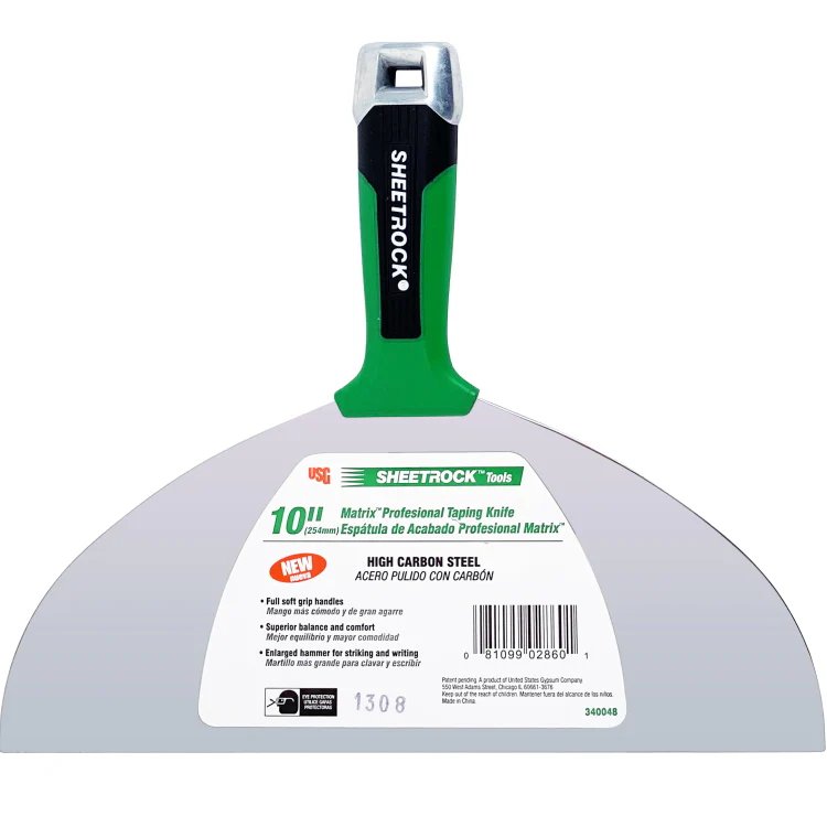 USG Sheetrock Tools Matrix Carbon Steel Drywall Taping Knives - Image 5