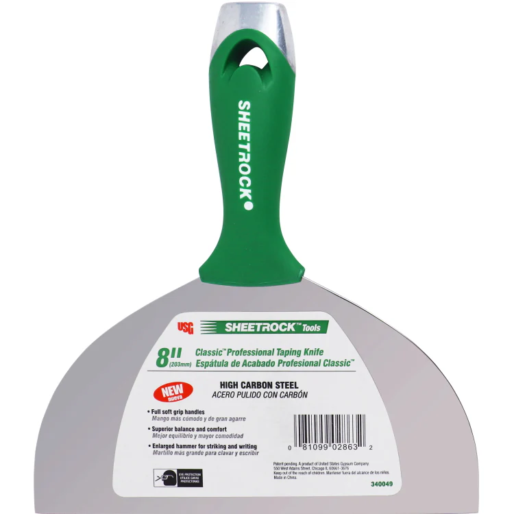 USG Sheetrock Tools Classic Carbon Steel Drywall Taping Knives - Image 4