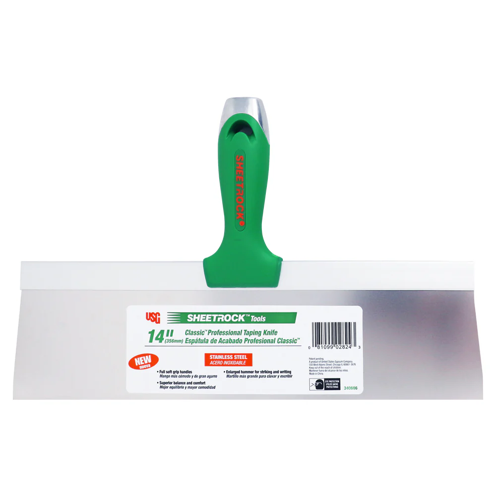 USG Sheetrock Tools Classic Stainless Steel Drywall Taping Knives - Image 7
