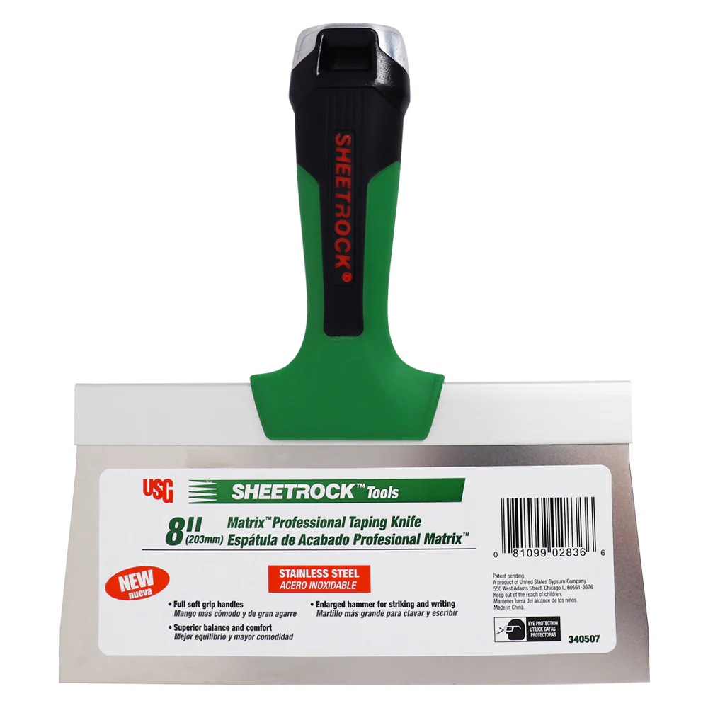 USG Sheetrock Tools Matrix Stainless Steel Drywall Taping Knives - Image 4