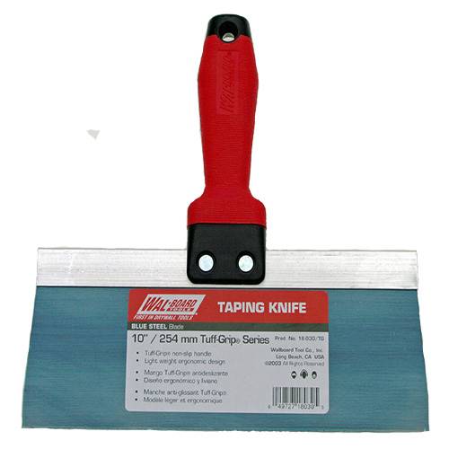Wal-Board Tuff Grip Blue Steel Taping Knife (8", 10", 12") - Image 3