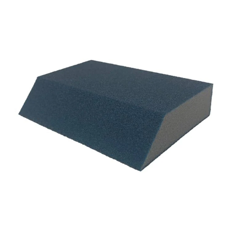 Wallvex Single Angle Fine Grit Blue Sanding Sponge 3"x5"x1"- 24 pack